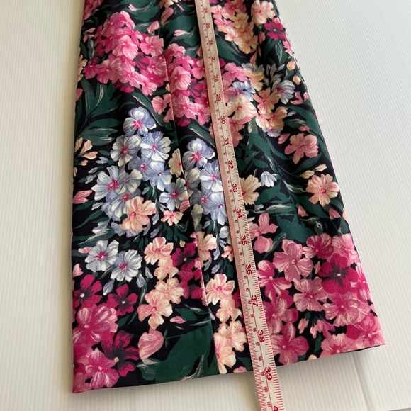 Review Chelsea Flower Dress Fitted Shift Vintage Floral Print Size 10 *no belt* - Picture 16 of 16
